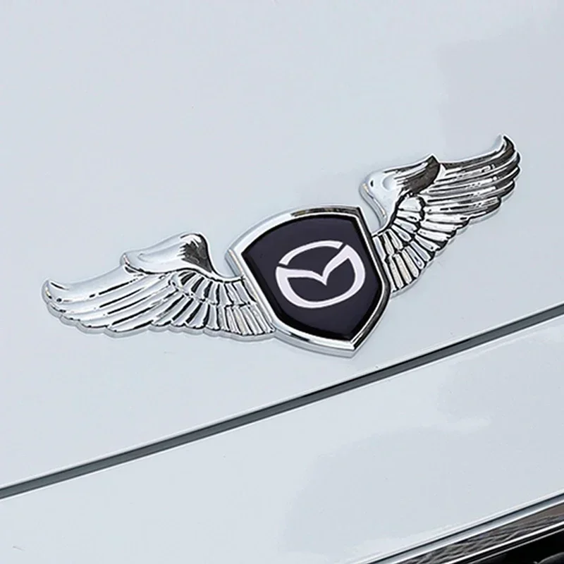 

Для Mazda MS Logo 6 2 3 5 Axela Atenza Protege Speed CX5 CX7 RX7 MX3 Капот автомобиля 3D Крыло Передний значок Наклейка Эмблема Автомодификация