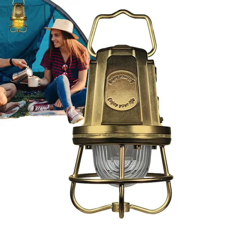 

Outdoor camping lights Vintage Rechargeable Long Battery Life Camp Lighting atmosphere lights retro camp canopy tent lights