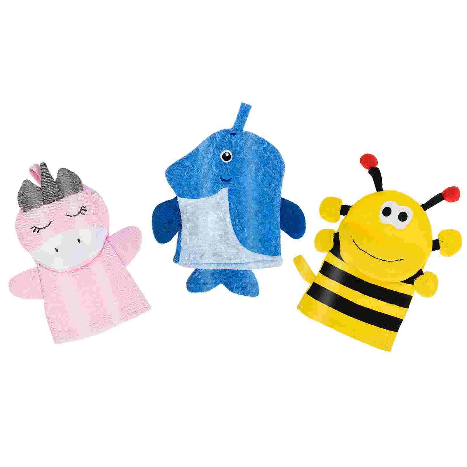 

Children's Bath Wipe Shower Mitt for Kids Scrubber Exfoliating Gloves Mitts