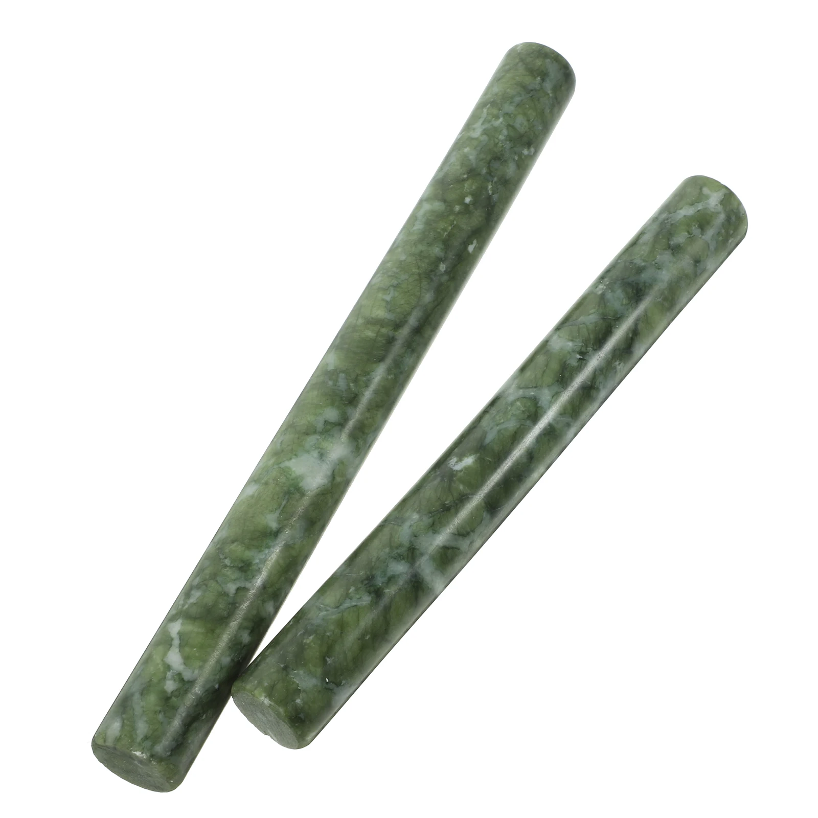 

2pcs Jade Rolling Non-Stick Natural Stone Texture Comfort Grip Kitchen Accessory for Dough Pasta Dumpling Wrappers