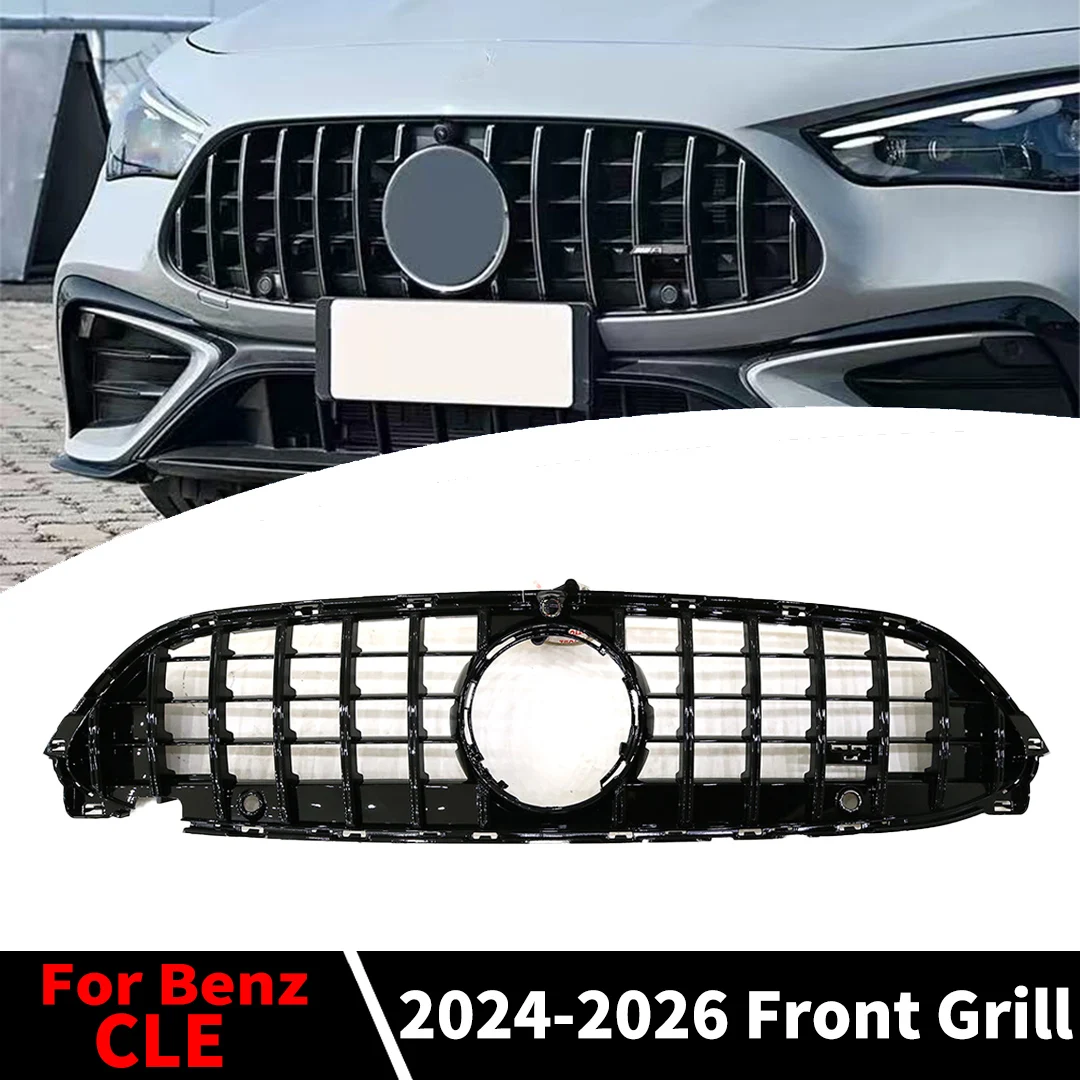 Image of GT-Style Frontgrill Kühlergrill für Mercedes Benz CLE 2024-2026 C236 A236 W236 Tuning-Zubehör, Nicht für CLE53