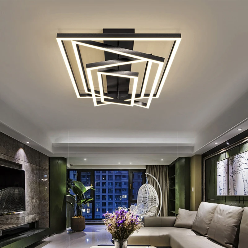 

Modern Nordic Home Decoration Salon Bedroom Decor Smart Led Lamp Lights for Room Dimmable Ceiling Light Lamparas Indoor Lighting