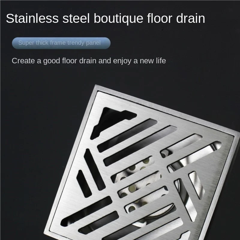 Stainless Steel Floor Drain Drainage Filtration Diving Floor Drain Kitchen Bathroom Drainage Insect And Odor Proof Artifact