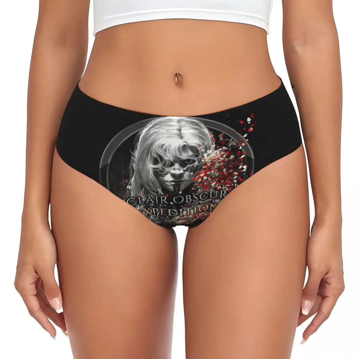 

Custom Clair Obscur Expedition 33 Game Characters Briefs Underwear Women's Stretch Comfortable Underpants Brief Panties