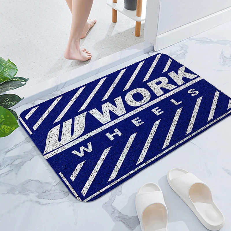 

Custom Rug A-Works Aesthetic Bathmat Kitchen Carpet for Bedroom Carpets for Living Room Washable Non-slip Mats Veranda Floor Mat