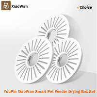 Mijia Youpin XiaoWan Smart Pet Feeder Drying Box Set Connected to Mijia APP Smart Reminder for Xiaomi Pet Feeder 3PCS