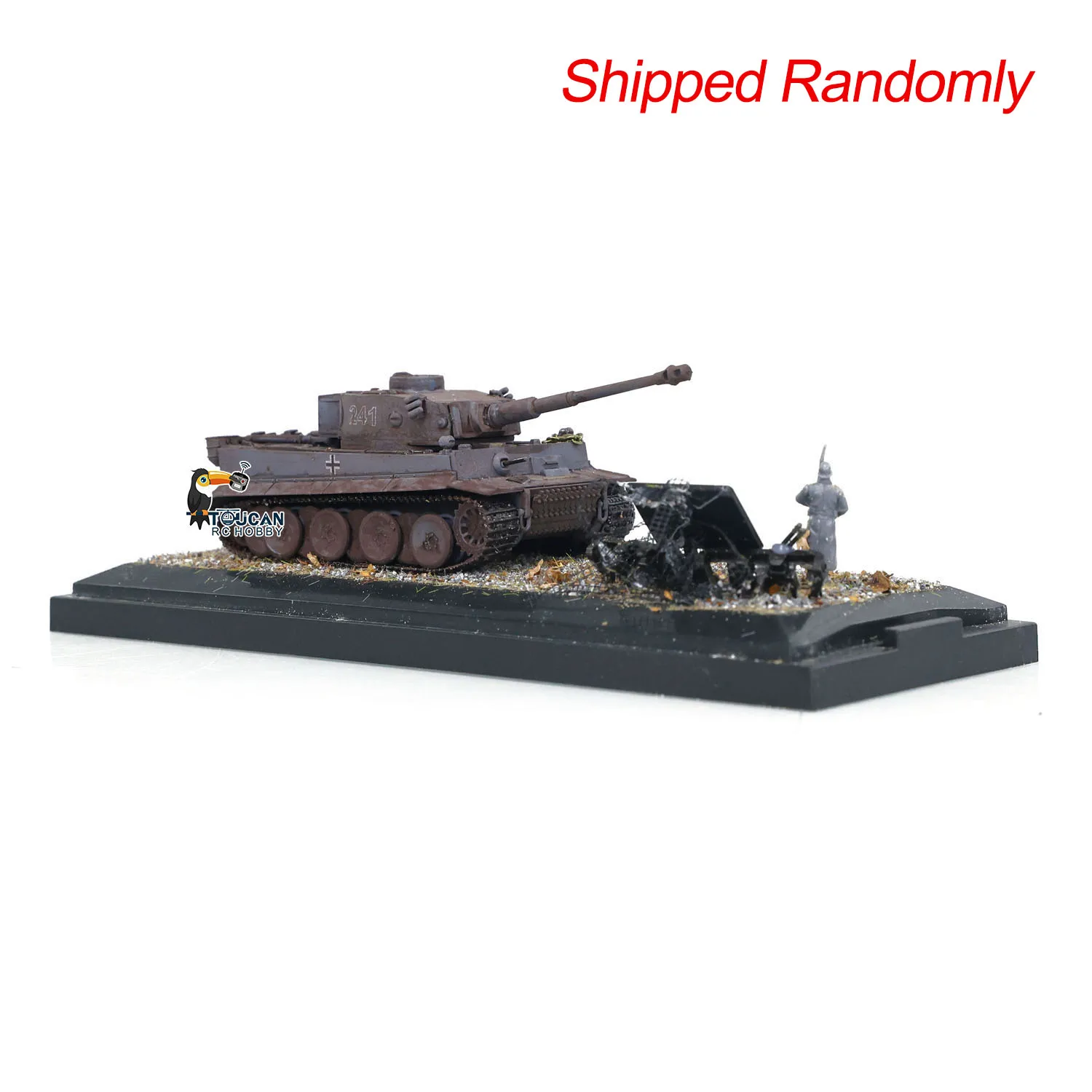 Henglong-Réservoir assemblé sans électronique, Tiger I, 3818 Leges, Précieux modèle, Échelle 1/72, Mini jouets, Cadeaux pour garçons, Allemagne, TH24306