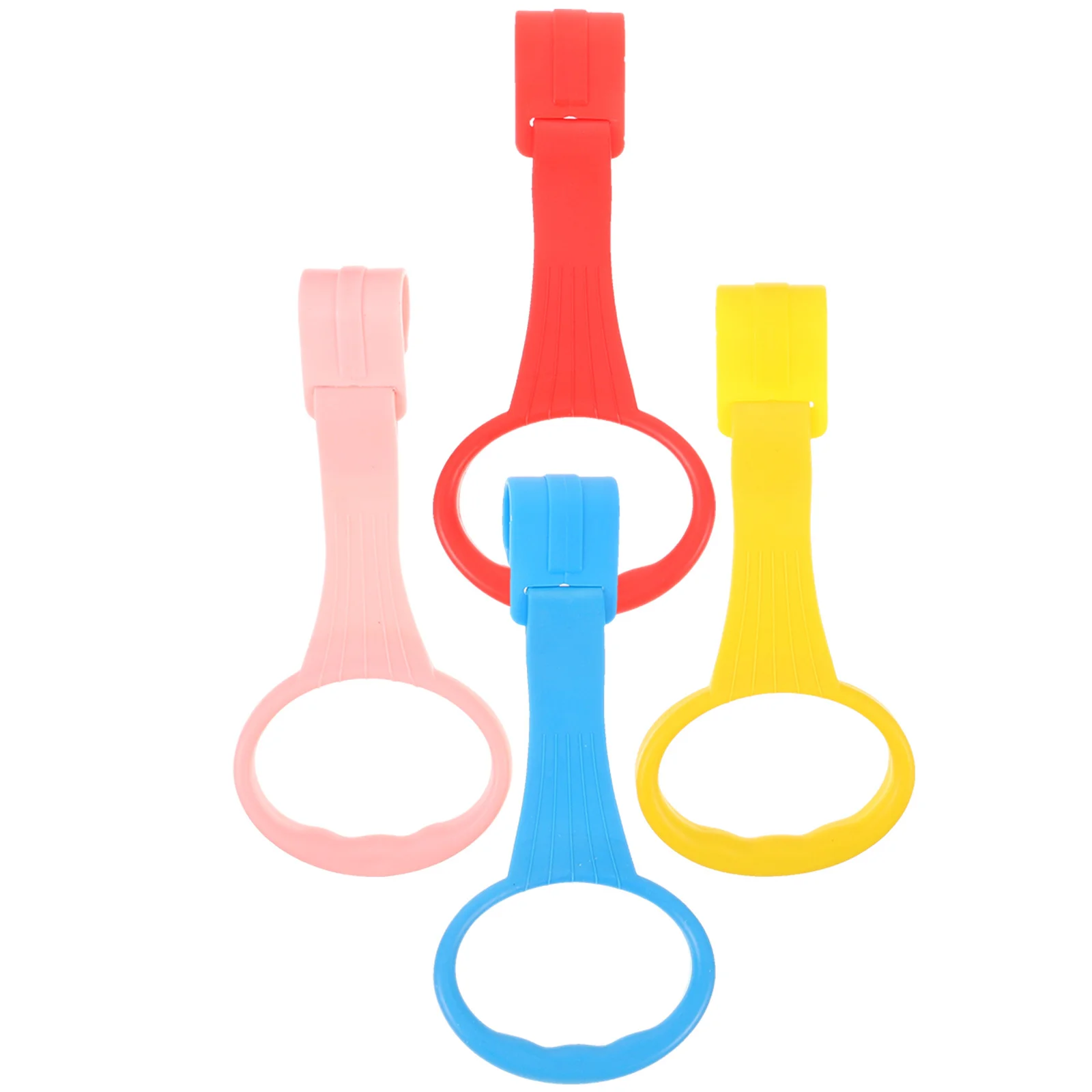 4 قطعة سرير الرضع حلقات سحب حافة ناعمة سرير بيبي خواتم اليد للمشي التدريب خفيفة الوزن المحمولة الحضانة الوقوف المساعدة #3