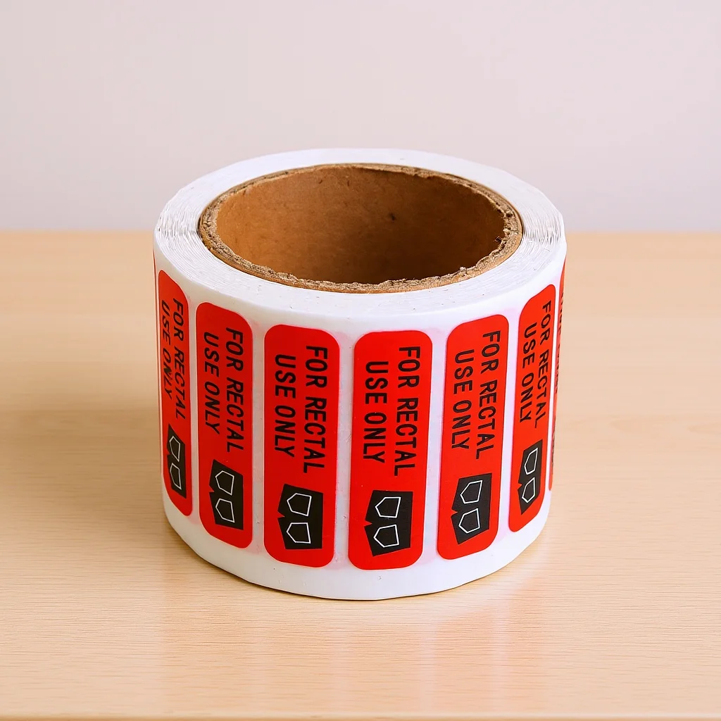 

BUGUUYO 1 Roll Rectal Sticker Labels for Party Mailbox Decor Funny Decals House Number Letters Multifunction Use Only