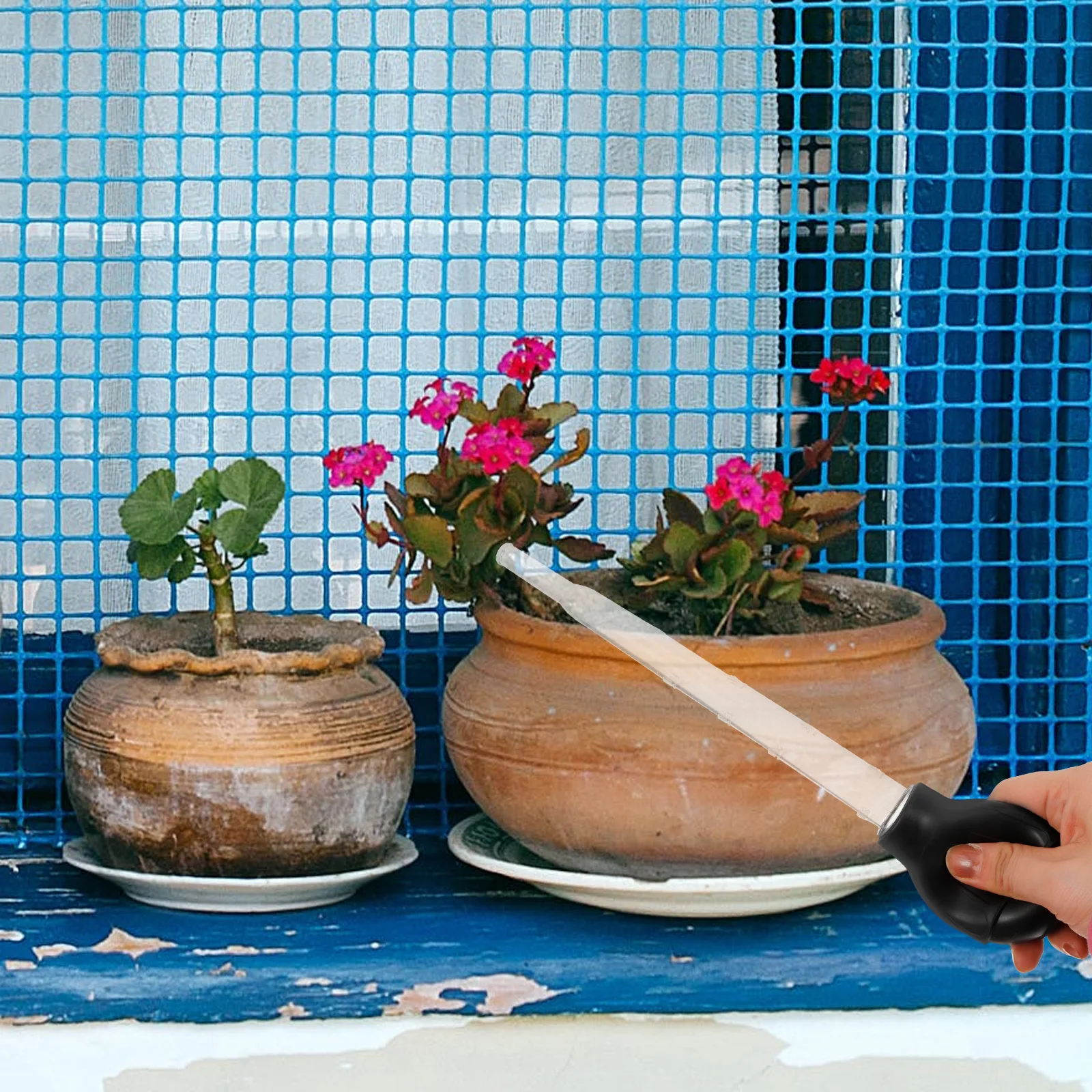 

2pcs Long Tube Plant Tray Water Remover Portable Garden Sucker Tool For Flower Pot Saucer Plastic Suction Tube Gardening