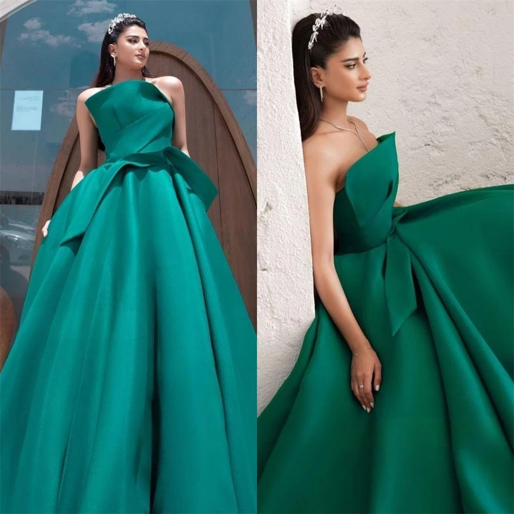 

Customized Prom Dresses Exquisite Strapless Ball Gown Cocktail Fold Draped S Occasion Evening فساتين مناسبة رسمية cocktail dr