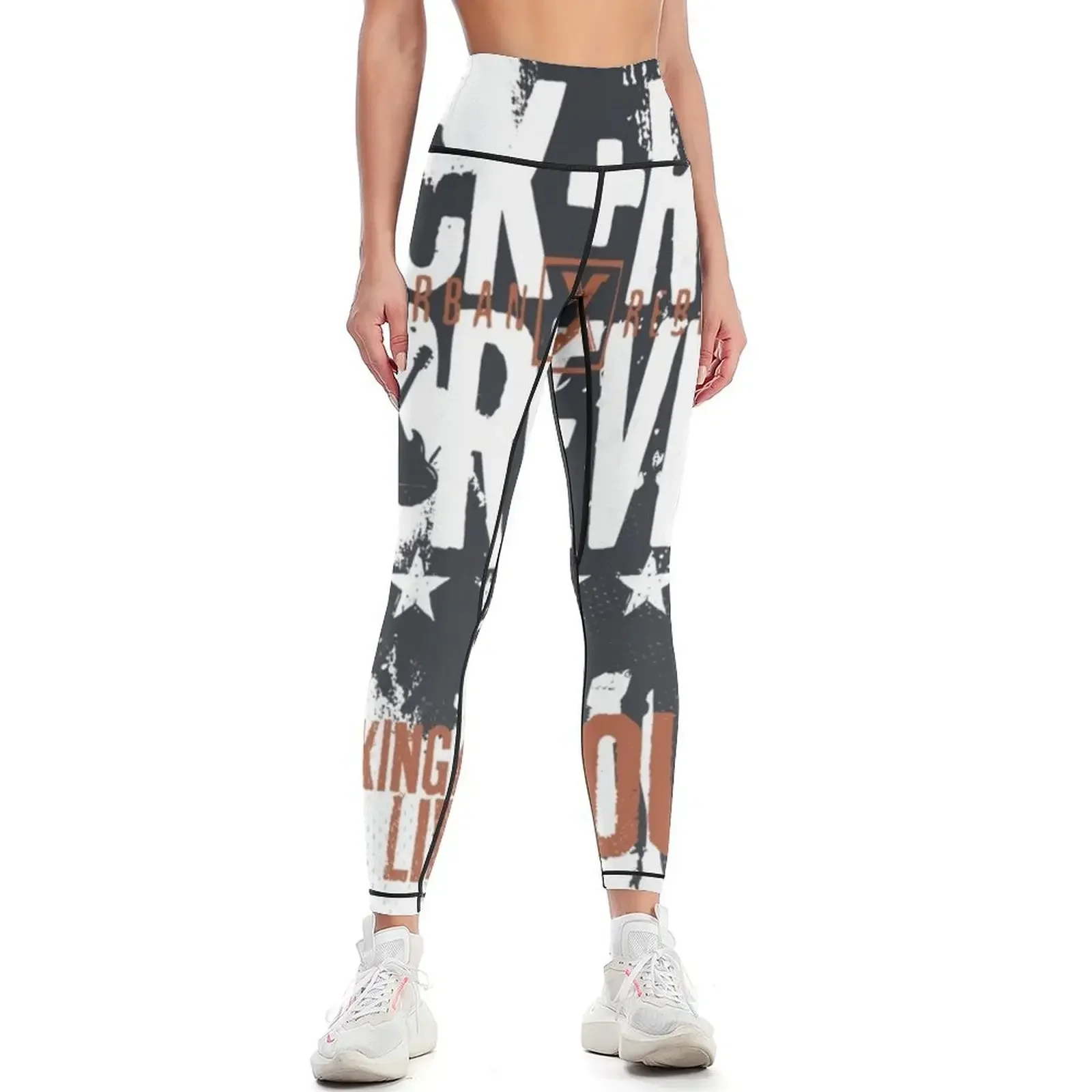 Rock'n'Roll Forever Leggings legging pants raises butt for girls Legging sexy woman Sweatpants Womens Leggings