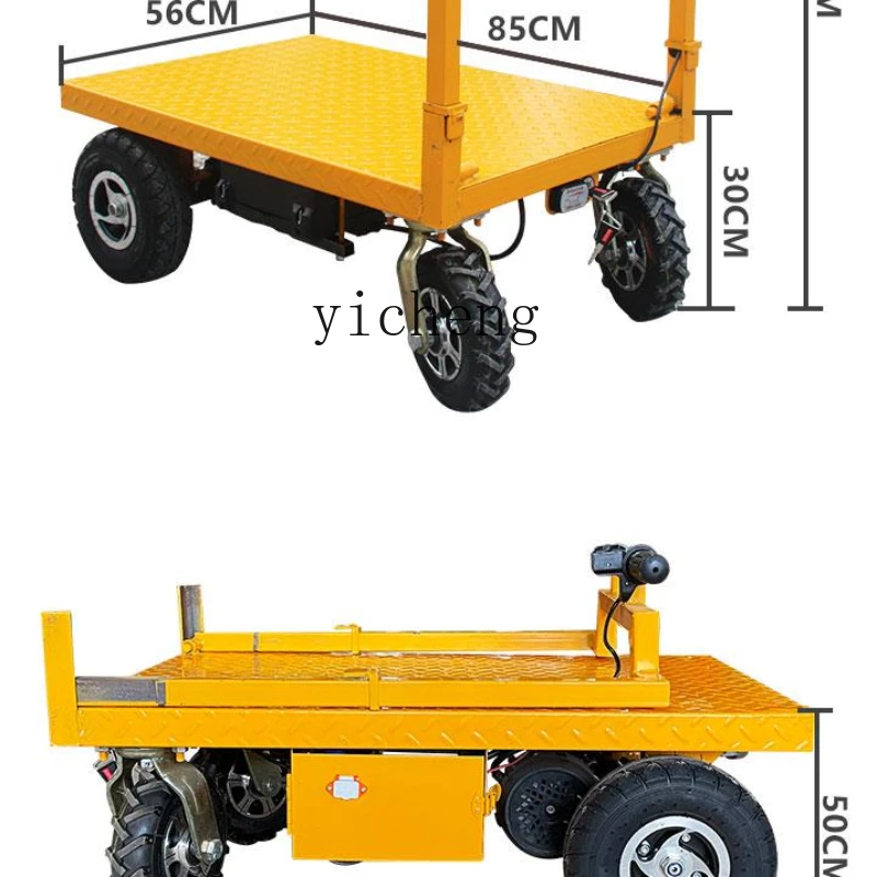 Yy Tricycle Trolley Construction Site Stainless Steel Feeding Brick Pulling Truck