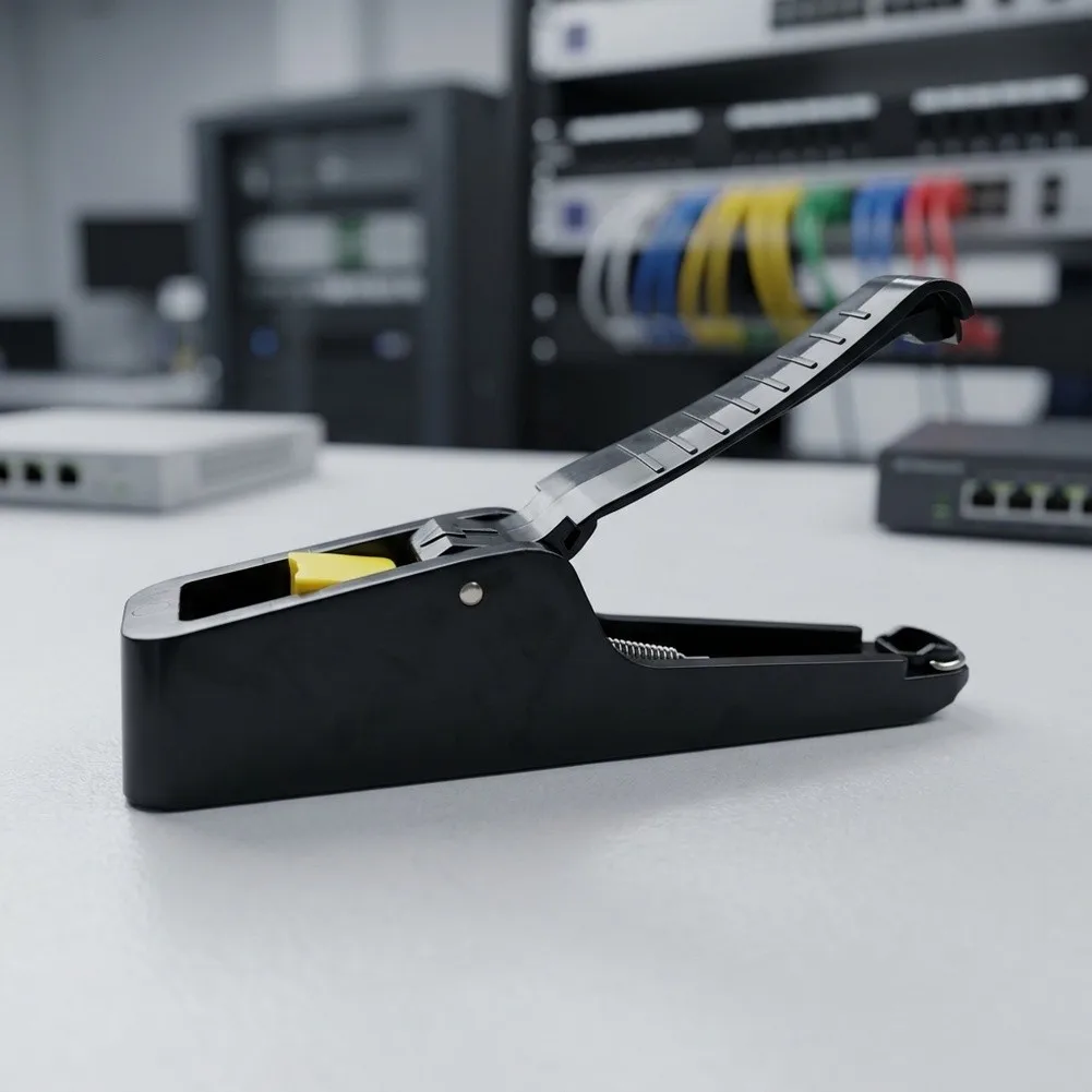 Tool-Free For RJ45 Crimp Plier for Ethernet Wiring Tasks Fits Standard 8P8C and Supports Consistent Termination Results