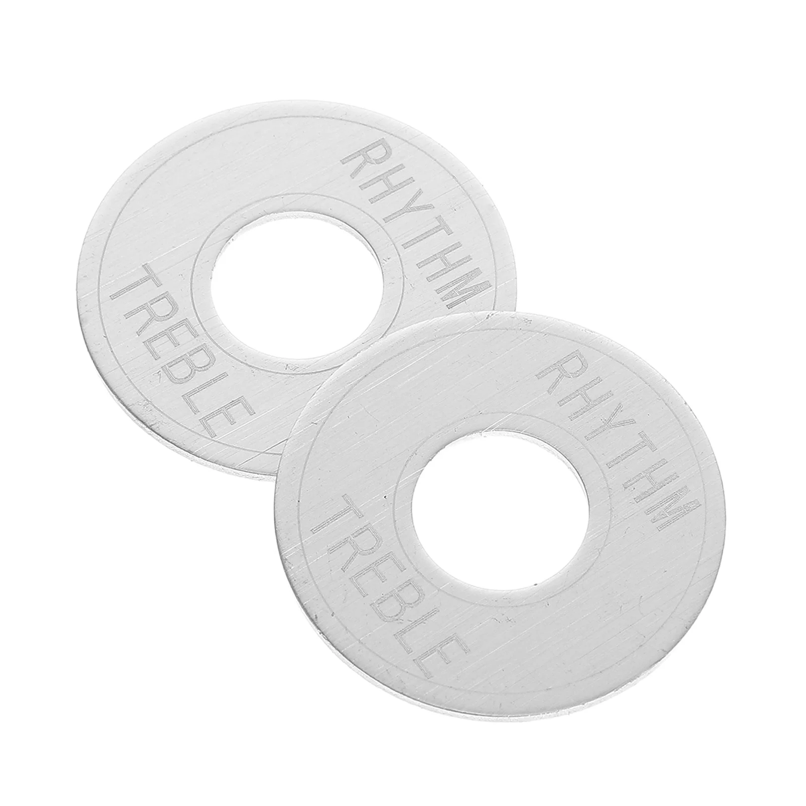 

2Pcs Electric Guitar Toggle Switch Ring Metal Control Plate Rhythm Treble Washer Improved Tactile Feel Fluid Transitions