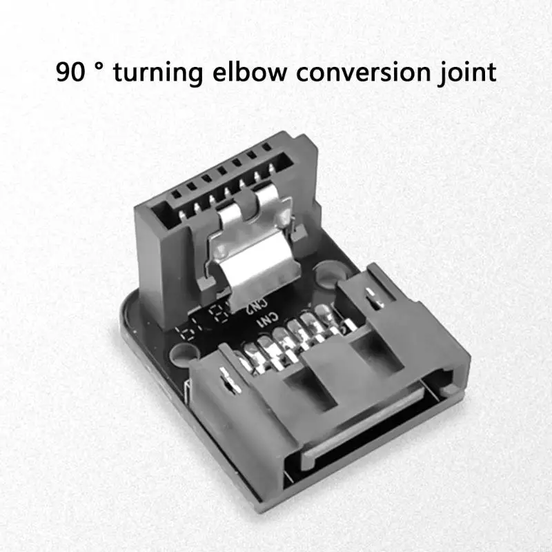 462E Durability 7Pin Satas Adapter 90Degree Connectors For Enhances Stability