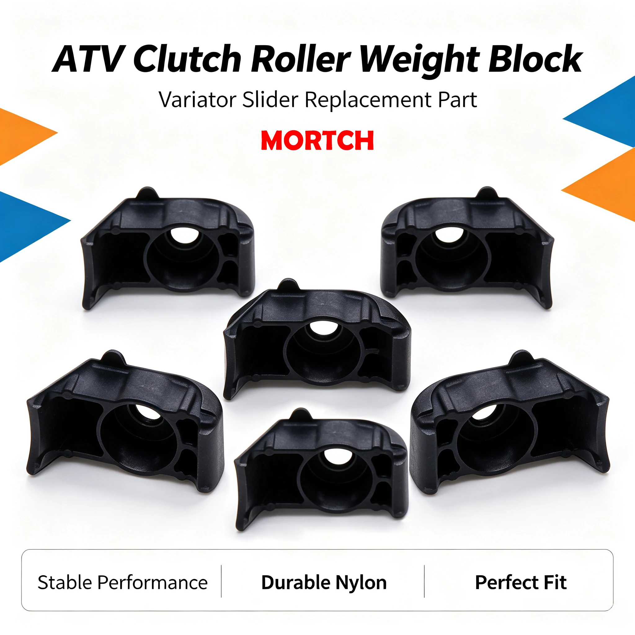 Variator Roller Weight Nylon Block OEM 38258 1BX-17633-00 For Linhai 570 650L PROMAX T-BOSS ATV Clutch Slider Replacement Parts