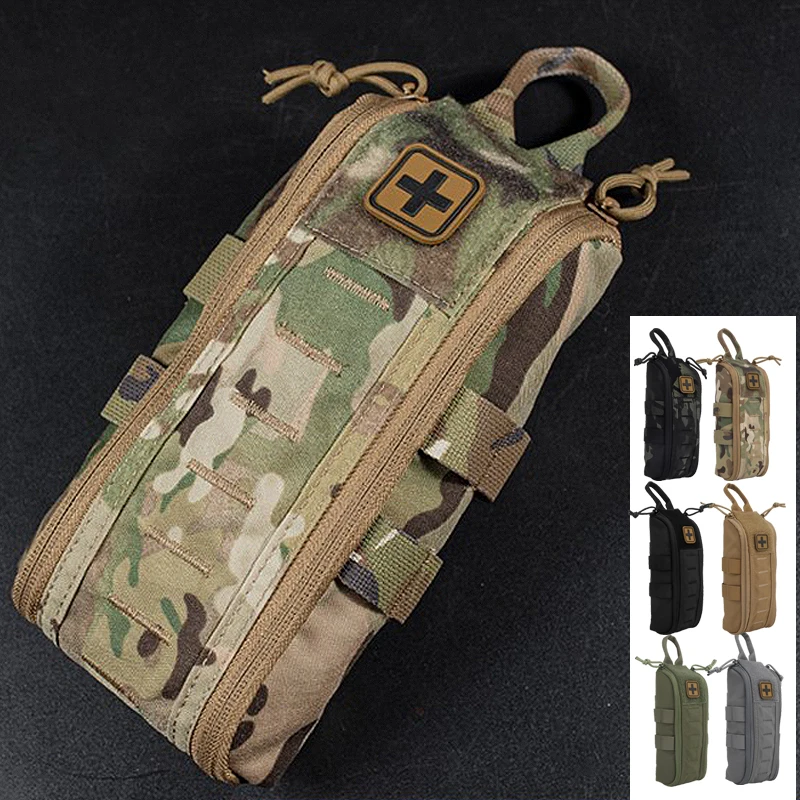 

Tactical Medical Pouch Molle EDC Bag First Aid Kits Quick Detach Emergency Pack for Camping Hiking Hunting Survival