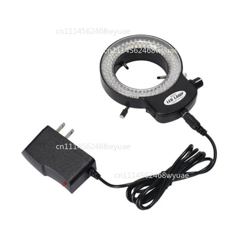 MIC-209 Fully Transparent Shade Adjustable Microscope Light Source LED Ring Light Industrial Light Source 144 Lamp Beads 63MM