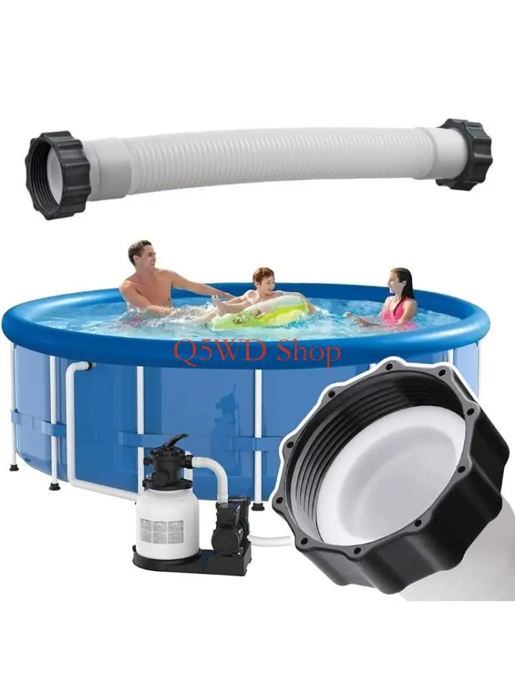 

Q5WD Corrosions Resistant 40cm Swimming Pool Hose 1.5 Inches Wide Flows PE Construction Quick connection Design