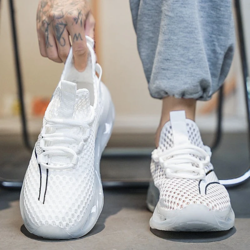 

Походные белые быстросохнущие мужские повседневные кроссовки, дизайнерские стильные кроссовки для спортзала, низкая цена, тренд 202, весенне-осенняя спортивная обувь для мужчин