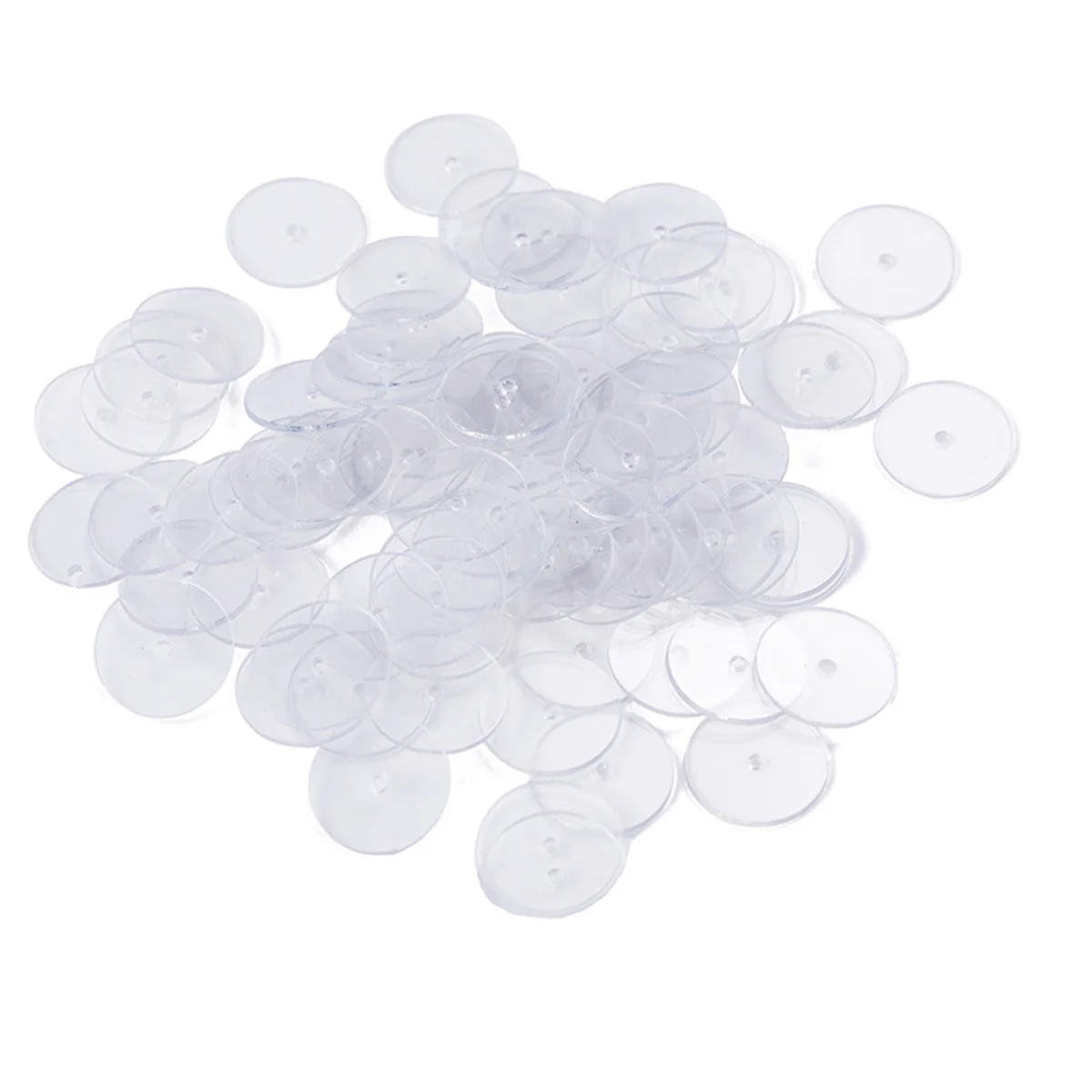 80 Pcs Earring Discs Support Pain Pads for Earrings Backs Disks Transparent Miss