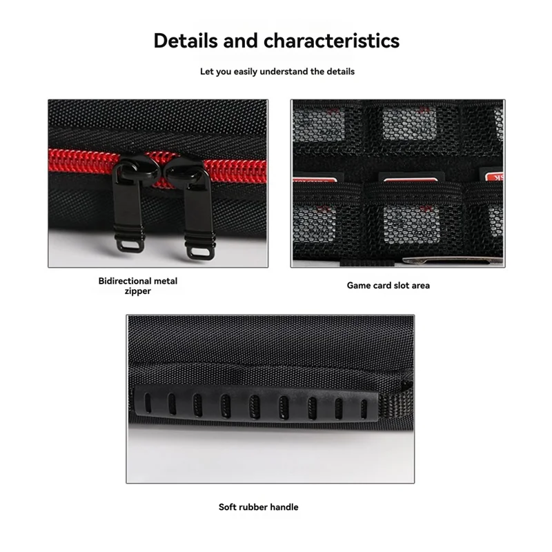 Y43A-Game Console Hard Shell Carrying Case For 3DS XL 3DS Game Card Accessories Protective Storage Bag