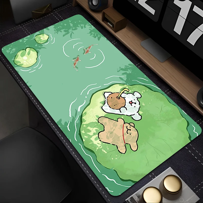 

Mouse Pad PC Accessories Keyboard Pad Office Desk Mat Anti Slip Cartoon HD Mousepad Anime Dog Natural Rubber Gaming Extended Pad