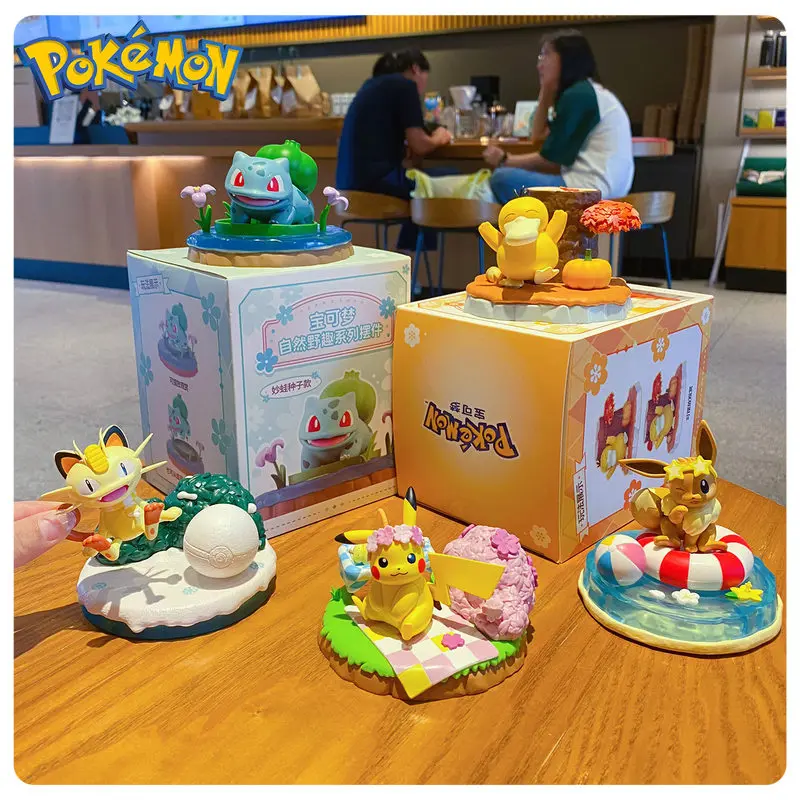 2025년 신제품 반다이 공식 데스크탑 장식 귀여운 자동차 액세서리 창의적인 홈 오피스 장식 수집용 장난감 피규어