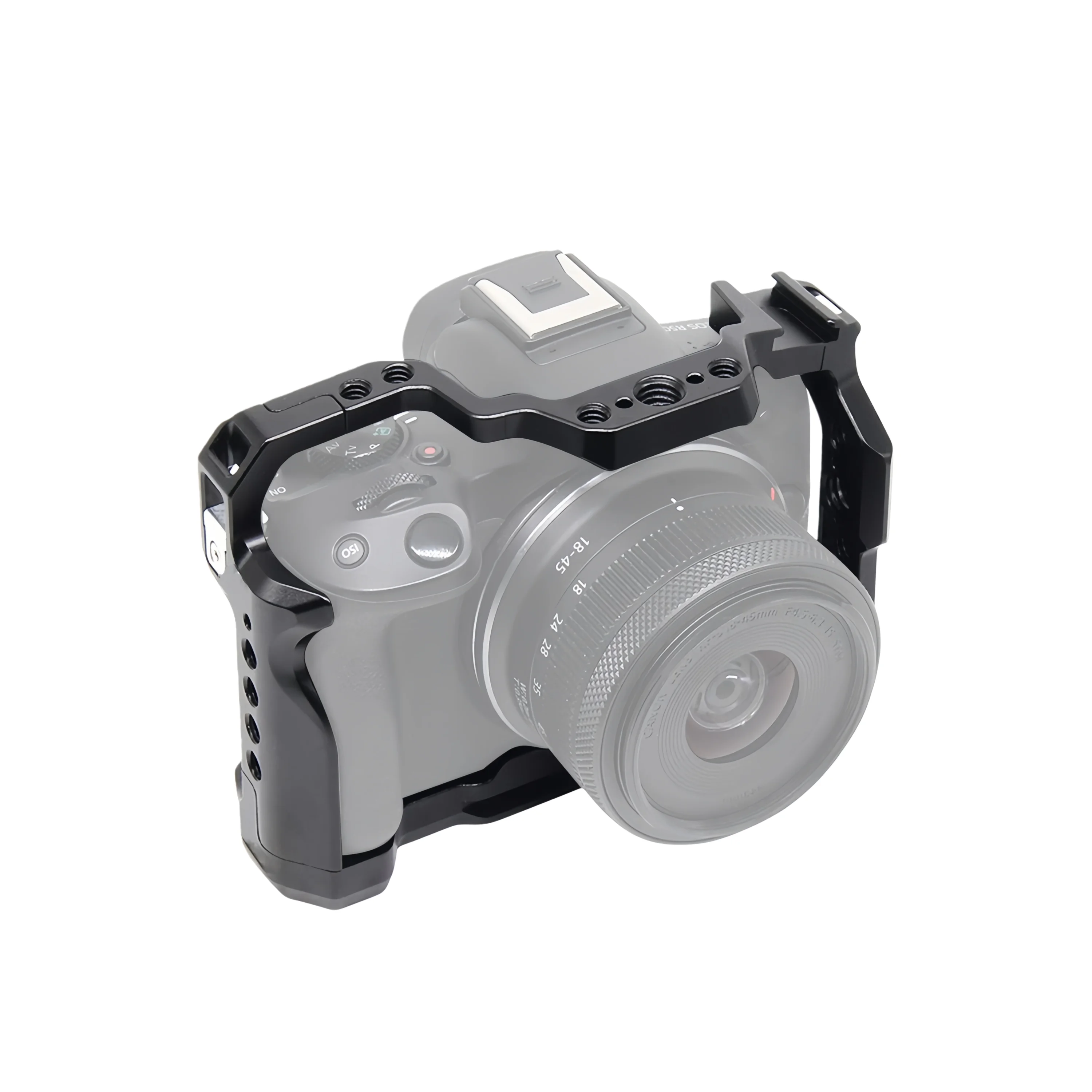 

Camera cage quick release stabilizer for Canon EOS R50 R100 VLOG expansion Aluminum alloy protective frame