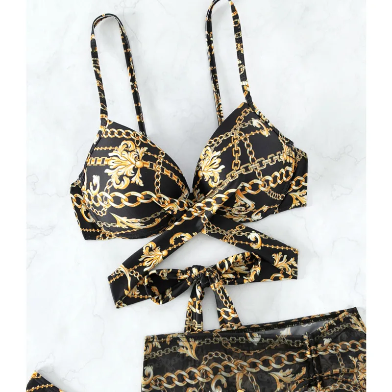 

2024 Sexy Bikinis Women's Swimwear Push Up Female Swimsuits Swim Wear Bathing Suits Brazilian Girls Bikini Set Beach Pool Bather