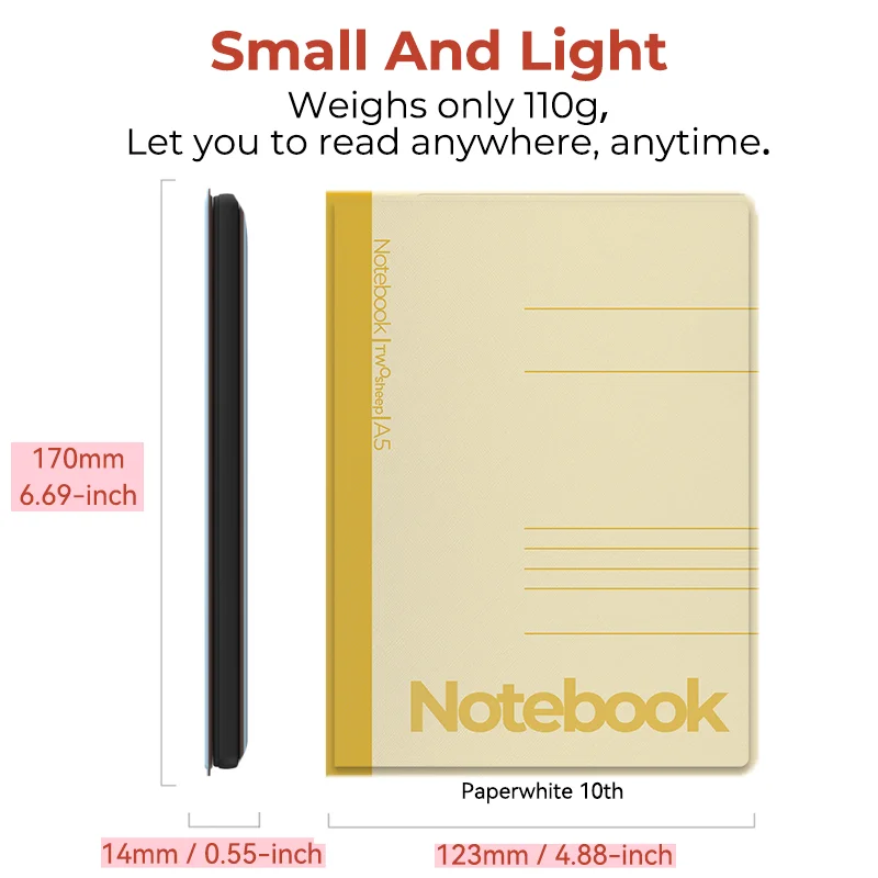 Pokrowiec Twosheep na Kindle Paperwhite 12. i 6/7/10/11. oraz na 2024 całkowicie nowy Kindle 11. z etui ochronnym Auto-wake — zdjęcie produktu 3