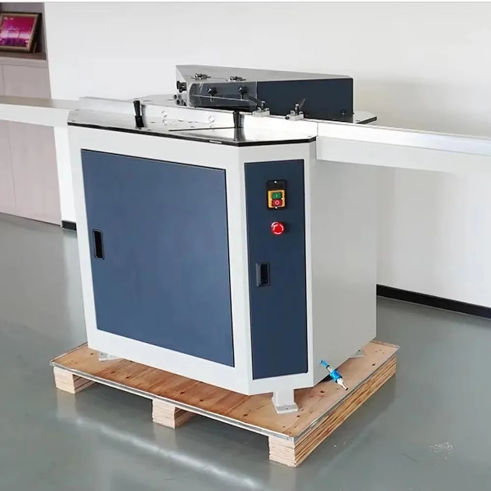 High Precision Mini Double Mitre Saw Photo Frame Cutting Machine for Woodworking DIY Crafts Durable Compact Accurate