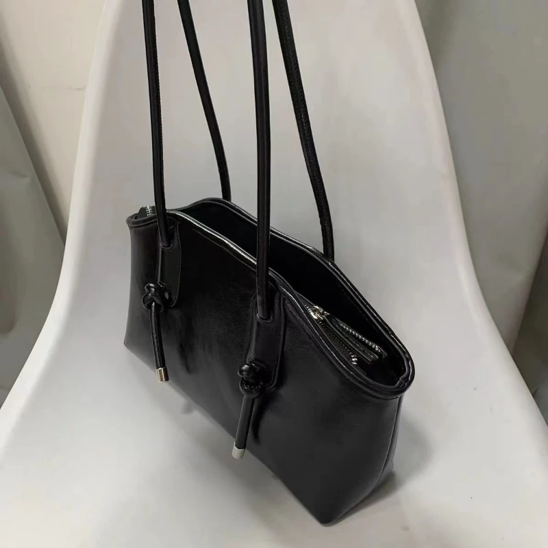 Woman 2025 New Popular Super Fire Underarm Casual Tote Bag High-grade Sense Niche Fashion Baguette Package Commuter Shoulder Bag