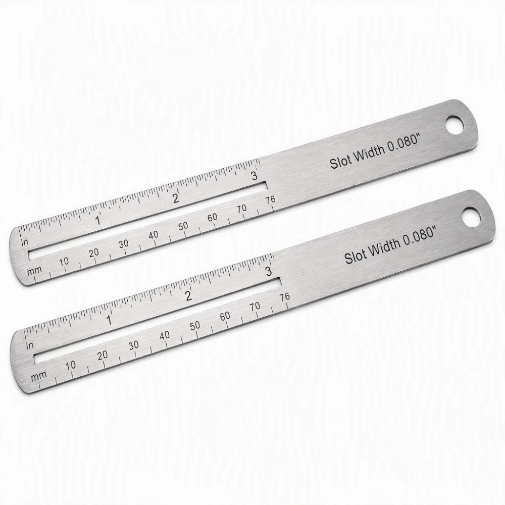 Metal+Wood Fret Slot Saw Blade Sawtooth Design Silver Guitar Luthier Tool Kit Fret Groove Repair Tool For Guitar Repair