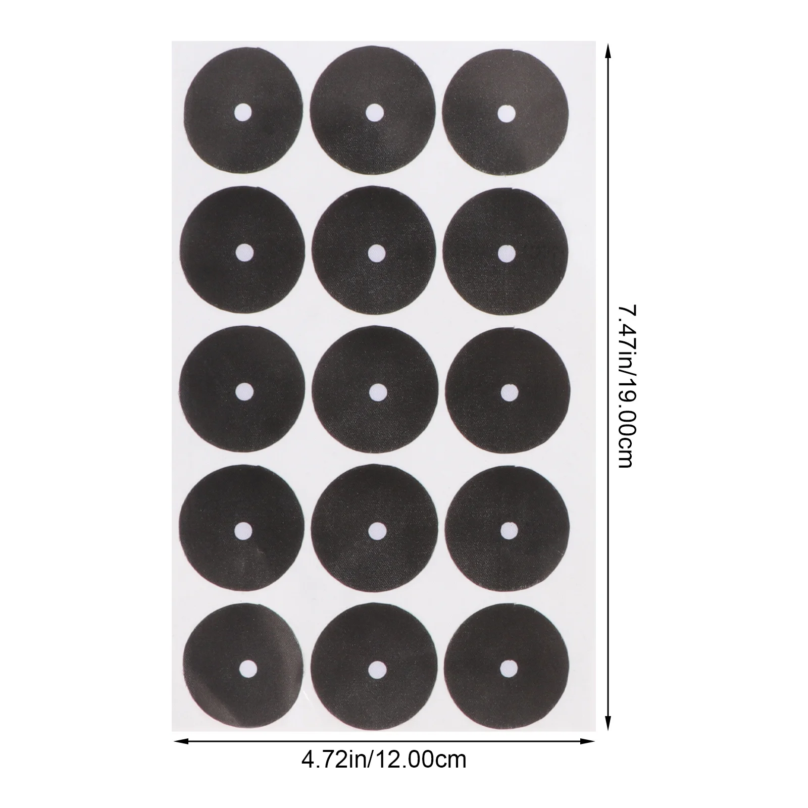 2 Sheets Pool Table Marker Dots Easy Operate Snooker Black Spots Durable Woven Cloth Billiard Accessories Pool Table Marker Dots