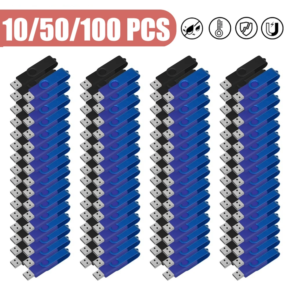 Free Custom 10/50/100PCS USB Flash Drive Pen Drive 256MB 512MB 1GB 2GB 4GB 8GB 16GB Pendrive Memory Stick 32GB usb Stick Gift