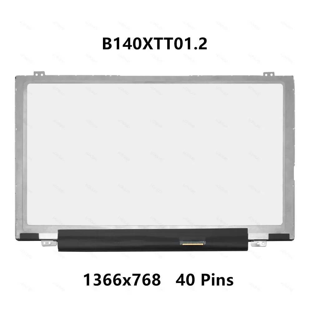 

LCD Screen Display Panel with Touch Digitizer B140XTT01.2 For Dell Inspiron 14 3442 3443 3437 5439 5447 5468 1366 x 768
