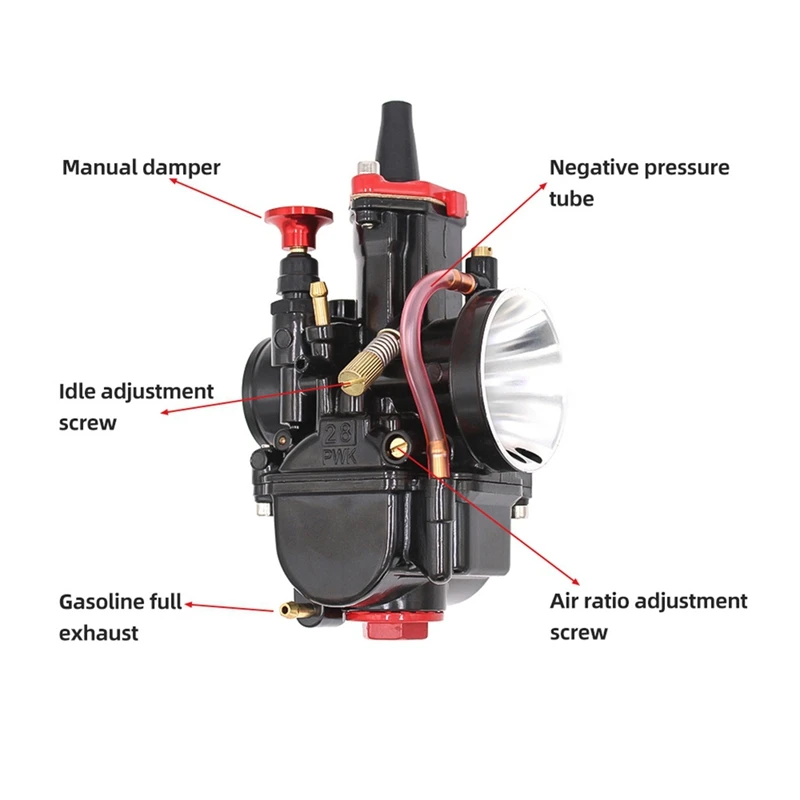 Super Sale Universal 21mm Modification Motorcycle Carburetor for Scooters ATV Dirt Bike Motocross Flat High Performance