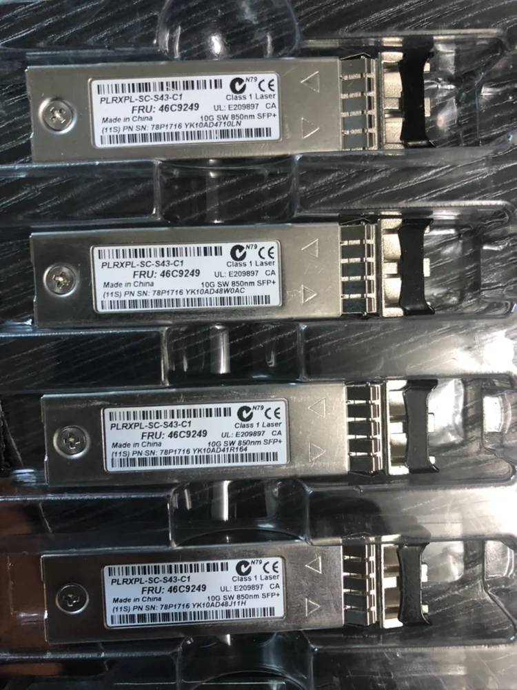 

1 шт. IBM 46C9249 78P1716 IBM PLRXPL-SC-S43-C1 10G SFP + 10 гигабитный оптический модуль