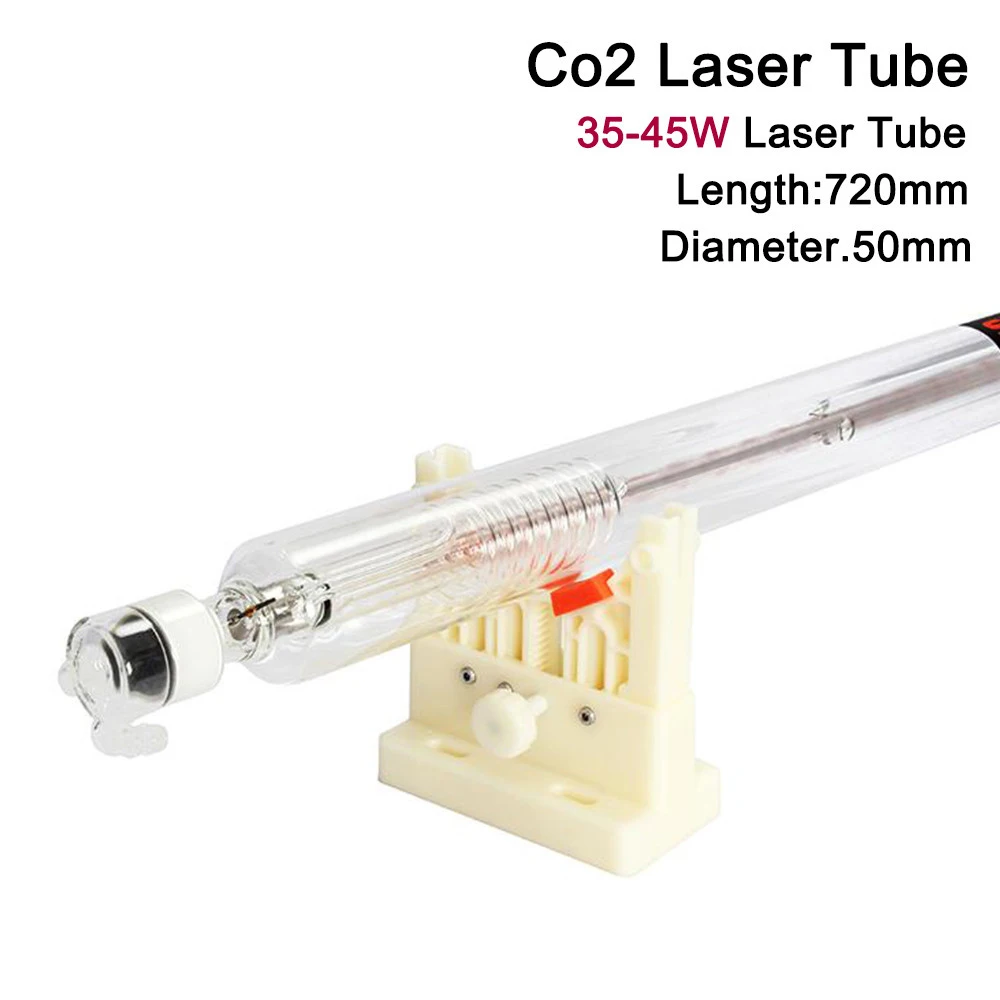 Imagem -04 - Haojiayi-tubo de Cabeça de Metal Atualizado Gravação a Laser de Co2 e Máquina de Corte Lâmpada de Tubo de Vidro 40w 720 mm