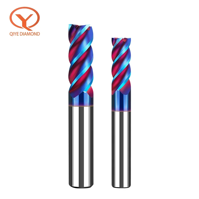 Imagem -04 - Fresa de Topo de Liga Dura Hrc65 10 12 17 18 20 mm Flauta Fresadora Ferramenta de Revestimento de Liga Fresa de Topo de Usinagem Cnc