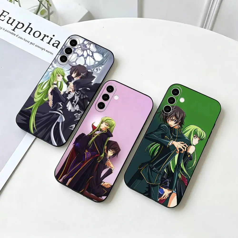 

Code Geass Lelouch Lamperouge CC Phone Case For Samsung Galaxy A73,A72,A71,A70,A53,A52,A51,Others Soft Black Cover