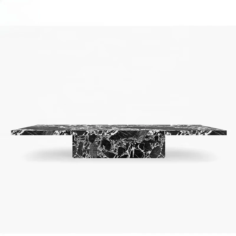 Living Room Fireplace Area Table Tv Stand Travertine Marble Italian Console Table Luxury Marble Top Console Table