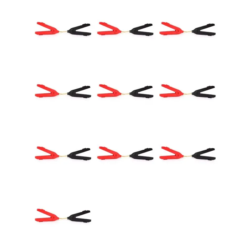 

【ПРЕС-ПОРПУС!】20 шт. медный зажим «крокодил» с LCR-покрытием, зажимы «утконос» с четырьмя зажимами Кельвина