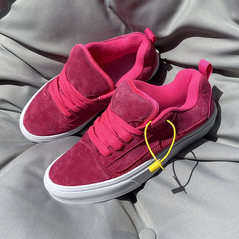 

Туфли с низким берцем и фруктами красного дракона, мужские и женские повседневные туфли очень большого размера с толстым язычком