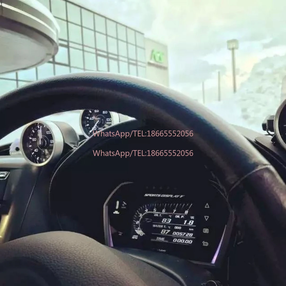 DFSF new LCD modified car instrument track mode water temperature turbine oil pressure speed function