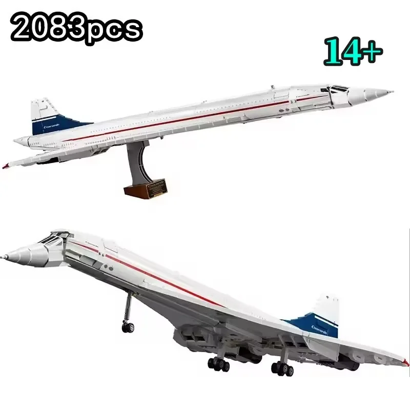 

Конструктор Disney Creative 10318 «Конкорд» премиум-класса, 2083 детали, авиационная коллекция, модель для демонстрации, подарки для всей семьи и вечеринок