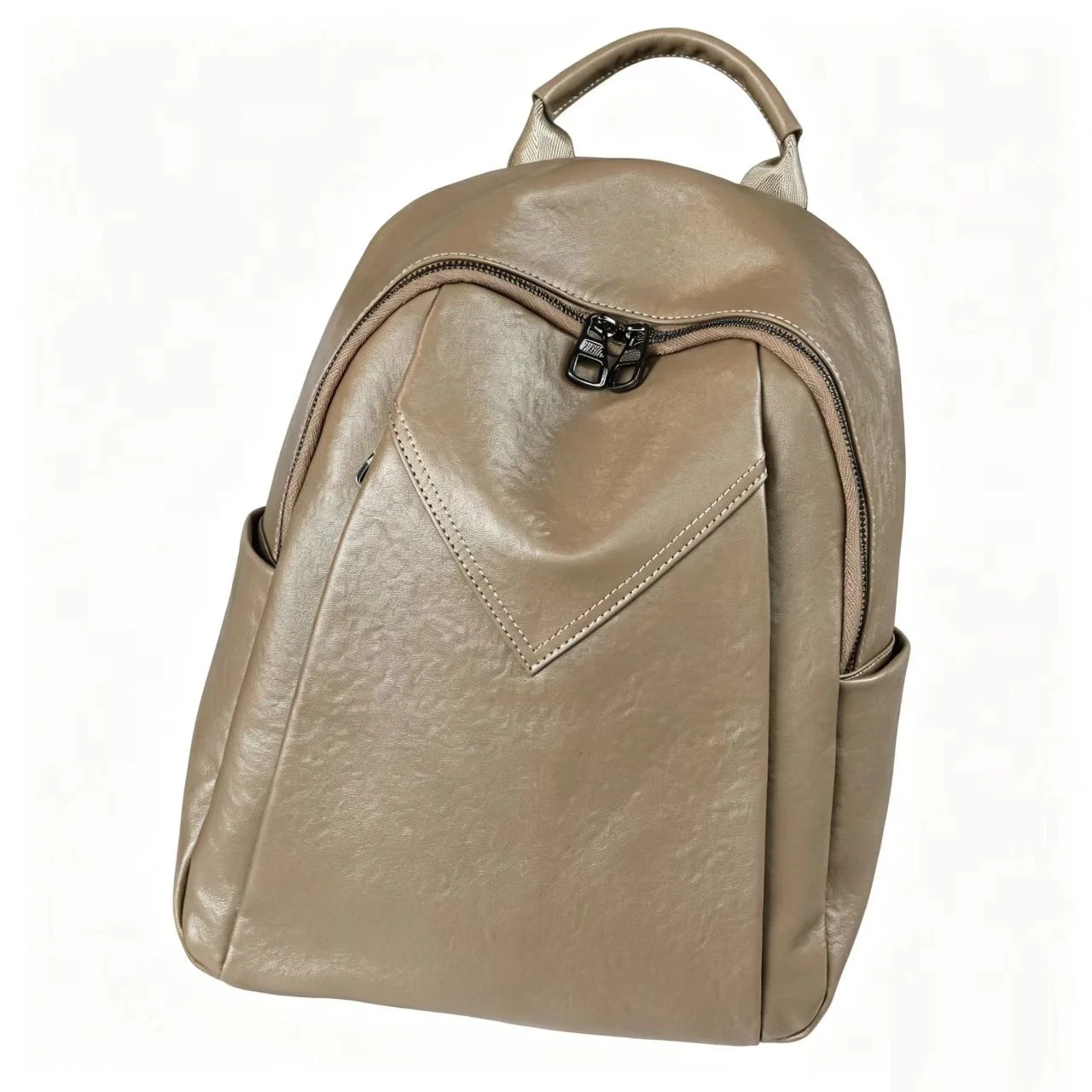 

2026 New Women Genuine Leather Backpack Multi-pocket Daypack Ladies Daily or Travel Cow Leather Shoulder Bag 2026