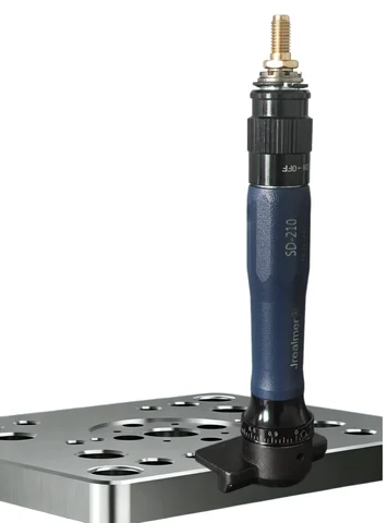 Handheld pneumatic chamfering machine 45-degree small edge trimming tool for metal and aluminum alloy deburring